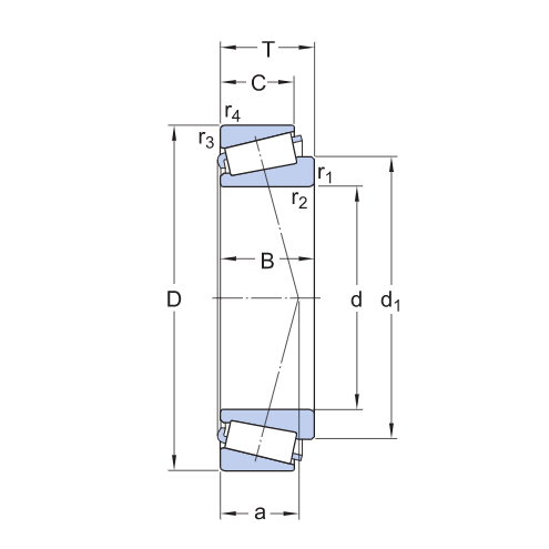 32009X bearing dimensions